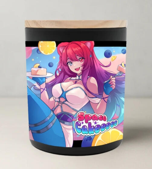 Cakeee Candle with WaifuWicks